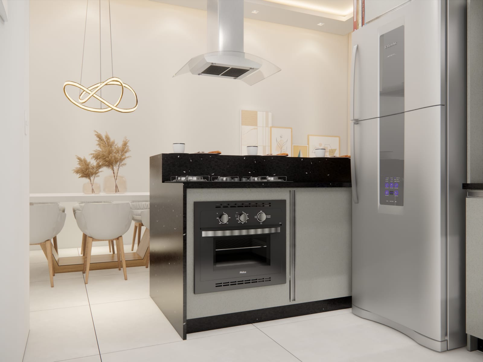 Casa nova, moderna no Bairro Boa Vista, com 3 quartos 1 suite, sala com pé direito duplo, banheira de hidromassagem + área gourmet (OPCIONAL), no - foto 5