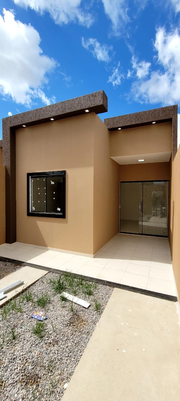 Casa nova pode ser financiada à venda de 3 quartos sendo 1 suíte garagem para 2 carros, quintal, Comveima I, Vitória da Conquista - BA. - foto 5