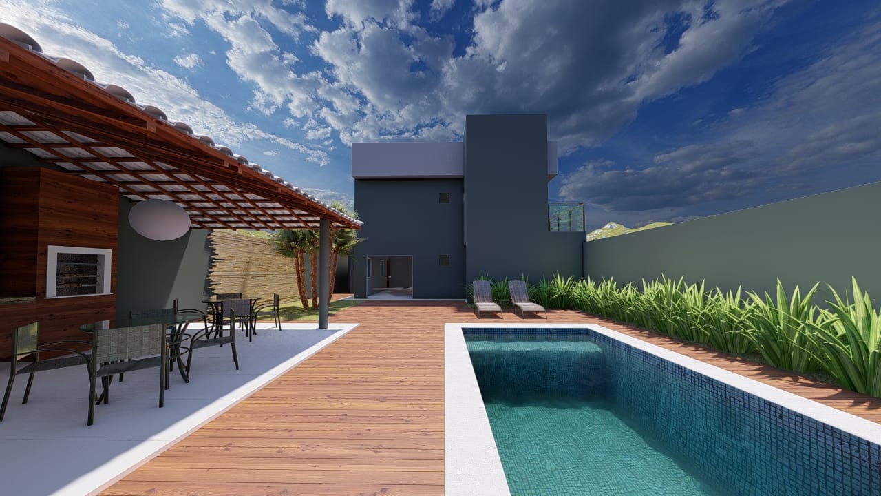 Casa duplex de 3 quartos sendo 2 suítes, piscina, espaço gourmet com churrasqueira depósito e banheiro externo à venda, Boa Vista, Vitória da Con - foto 6