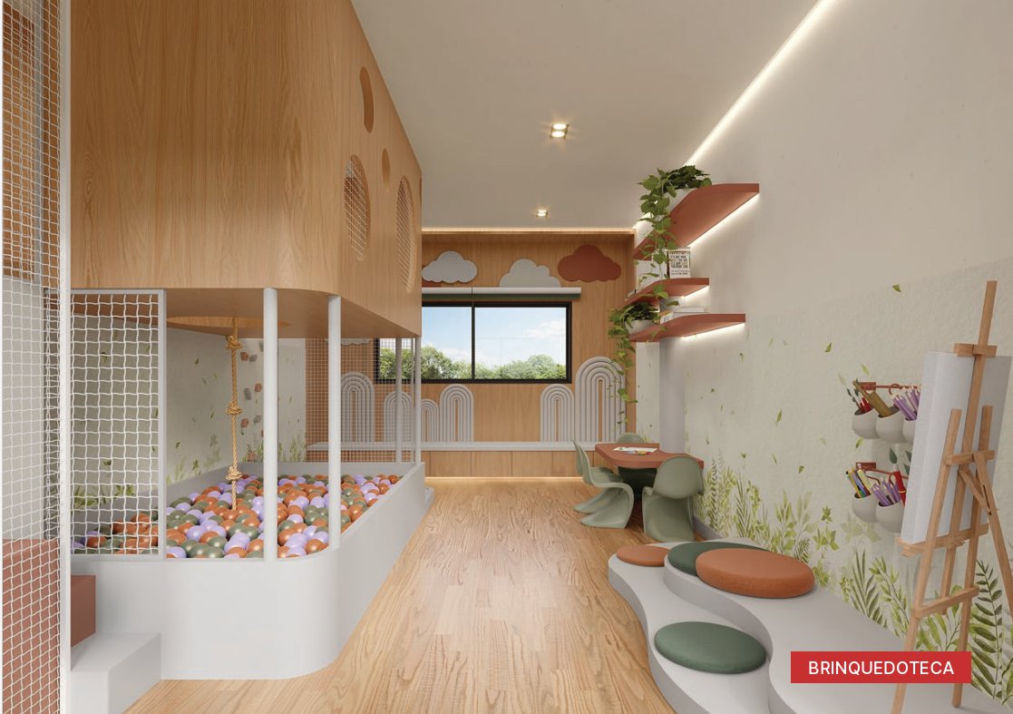 Apartamento na planta de 2 quartos reversível para 3 quartos em condomínio fechado com lazer completo no Alto da Boa Vista, Vitória da Conquista - foto 5