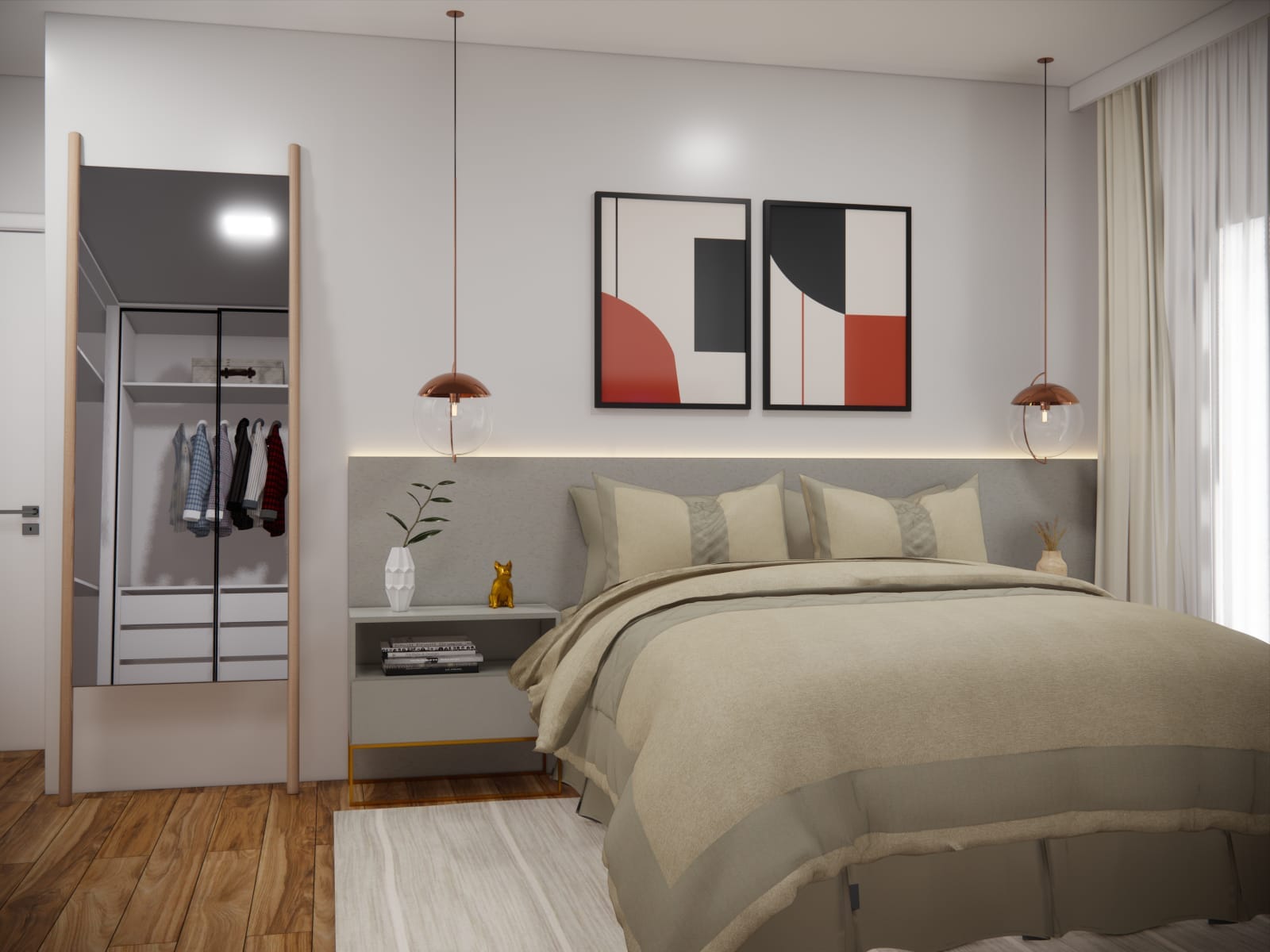 Casa nova, moderna no Bairro Boa Vista, com 3 quartos 1 suite, sala com pé direito duplo, banheira de hidromassagem + área gourmet (OPCIONAL), no - foto 6