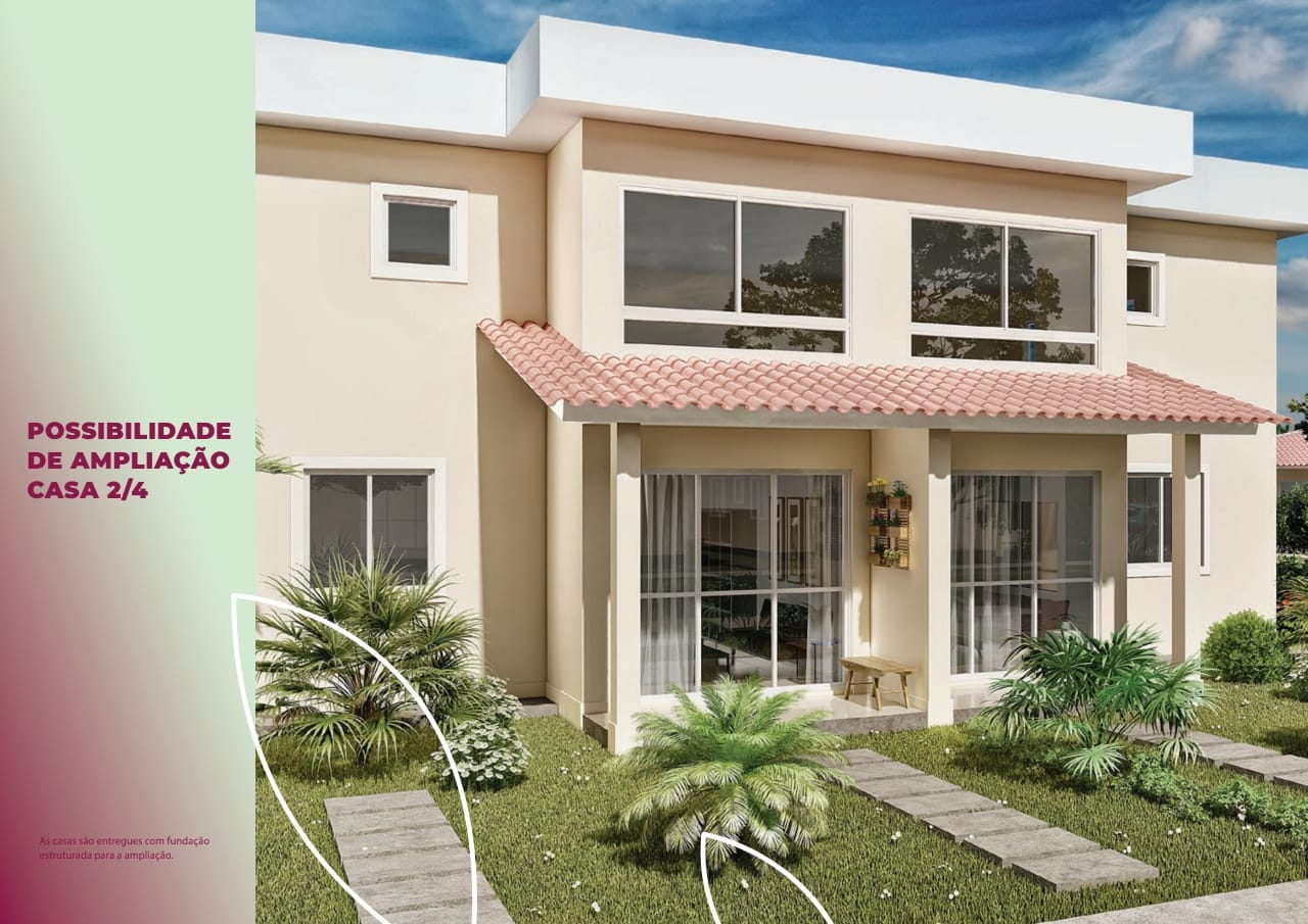 Casa de 2 quartos com possibilidade de ampliação em condomínio fechado com  infraestrutura de lazer completa. Entrada facilitada e financia. Opor - foto 7