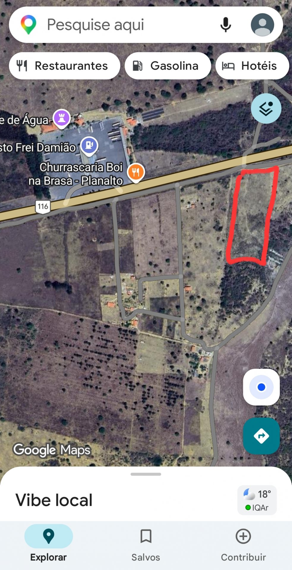 Área de 2 Hectares próximo ao Posto de Combustível Frei Damião Chegando em Planalto e entroncamento de Lucaia - foto 6