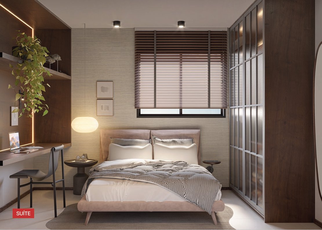 Apartamento na planta de 2 quartos reversível para 3 quartos em condomínio fechado com lazer completo no Alto da Boa Vista, Vitória da Conquista - foto 7