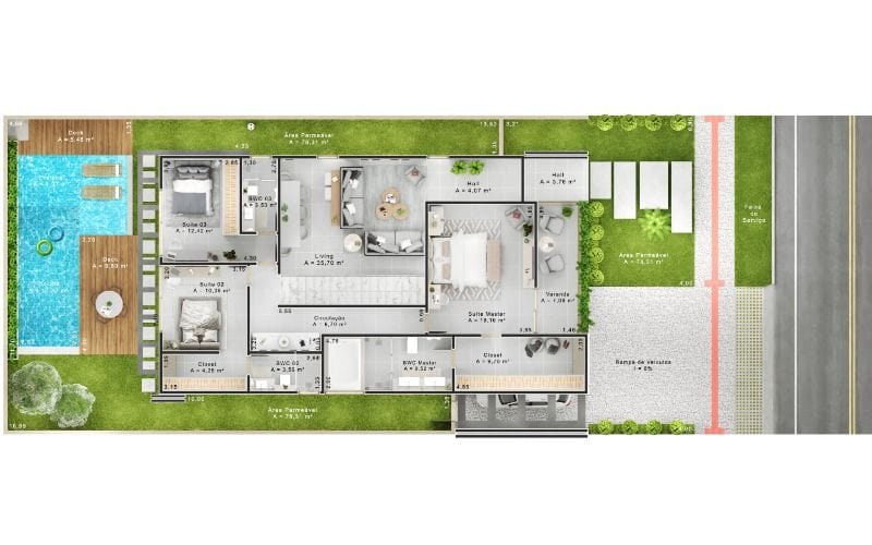 Última casa disponível para venda Casa com 4 suítes = dependência completa em condomínio fechado no Candeias, alto padrao, Candeias, Vitória da C - foto 8