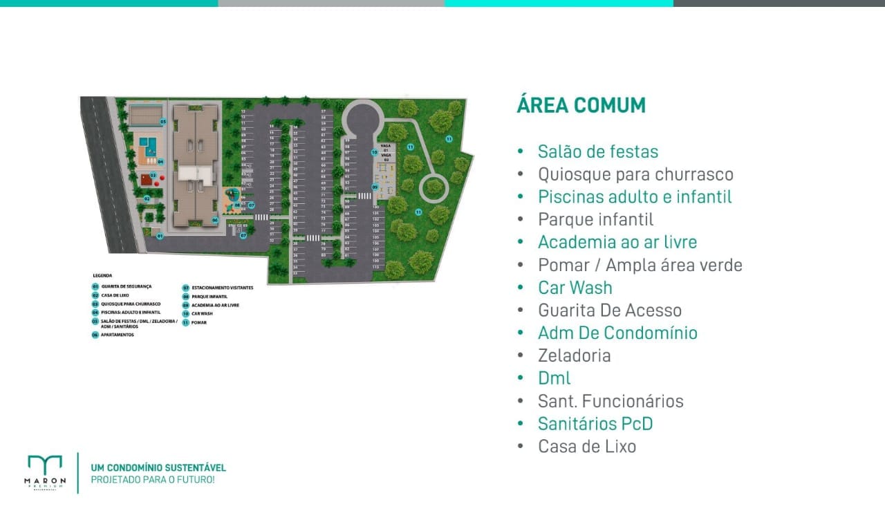 Apartamento 5º andar de 2 quartos 1 suíte, com elevadores em condomínio com  lazer completo, Alto Maron, Vitória da Conquista. - foto 8