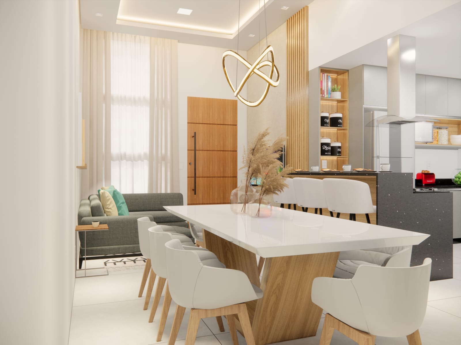 Casa nova, moderna no Bairro Boa Vista, com 3 quartos 1 suite, sala com pé direito duplo, banheira de hidromassagem + área gourmet (OPCIONAL), no - foto 10
