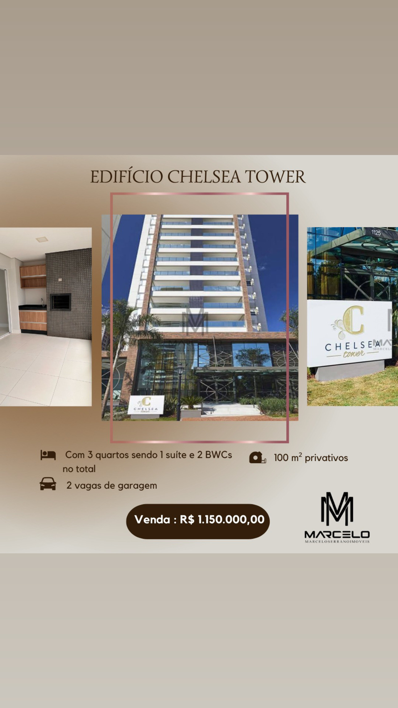 Apartamento Á Venda Edifício Chelsea Tower Londrina Imagens do imóveis Apartamento Á Venda Edifício Chelsea Tower Londrina