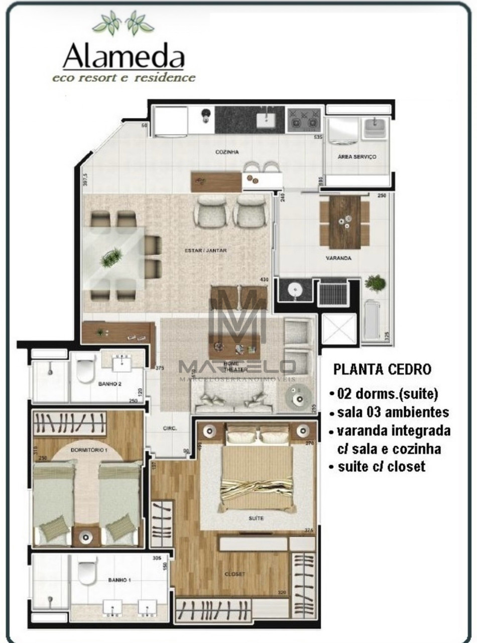 Apartamento Á Venda Alameda Eco Resort & Residence Londrina Imagens do imóveis Apartamento Á Venda Alameda Eco Resort & Residence Londrina