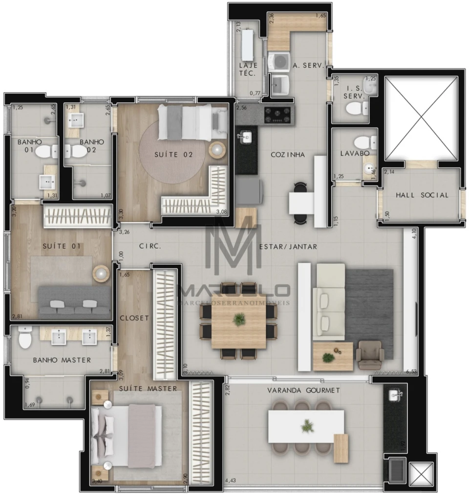 Imagens do imóveis Apartamento Á Venda Edifício Casa Palhano Londrina