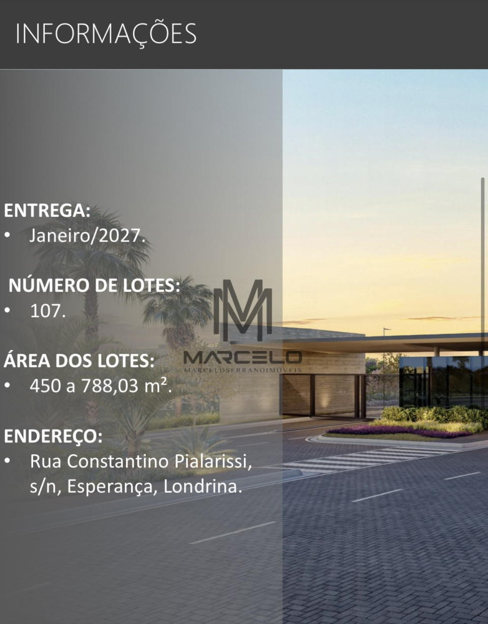 Terreno Em Condomínio Á Venda Condomínio Garnet Casa & Resort Londrina Imagens do imóveis Terreno Em Condomínio Á Venda Condomínio Garnet Casa & Resort Londrina