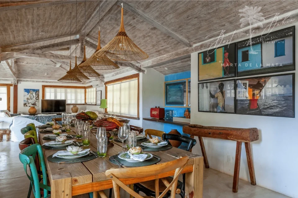 Imagens do imóveis CASA PÉ NA AREIA EM TRANCOSO COM 8 QUARTOS  PARA ATÉ 16 PESSOAS