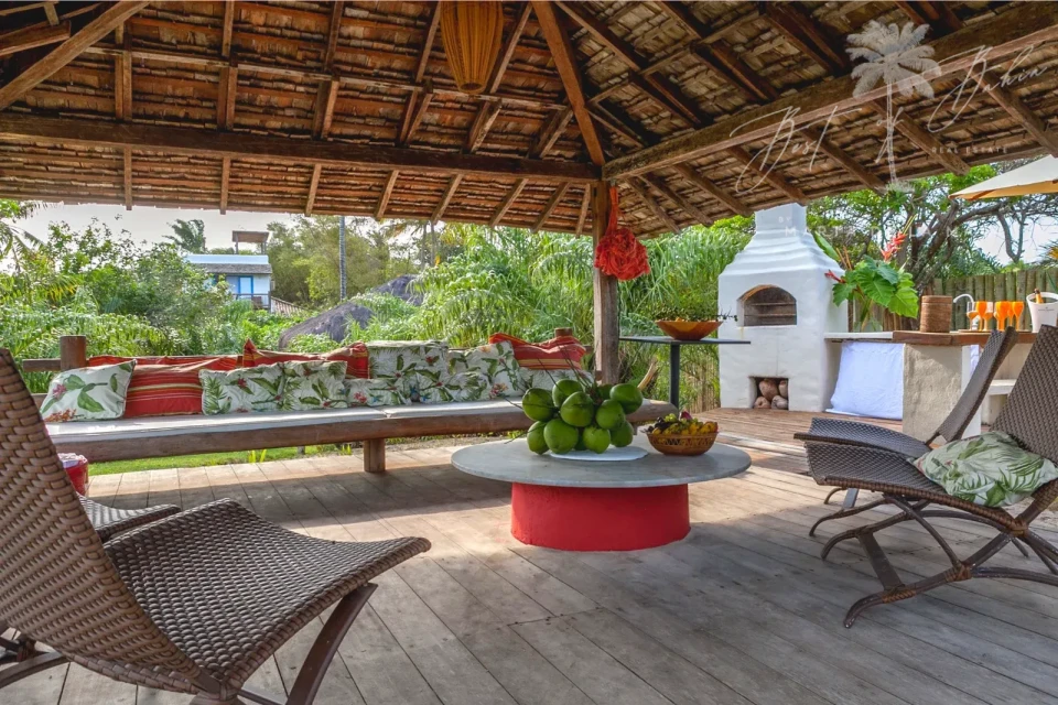 Imagens do imóveis CASA PÉ NA AREIA EM TRANCOSO COM 8 QUARTOS  PARA ATÉ 16 PESSOAS