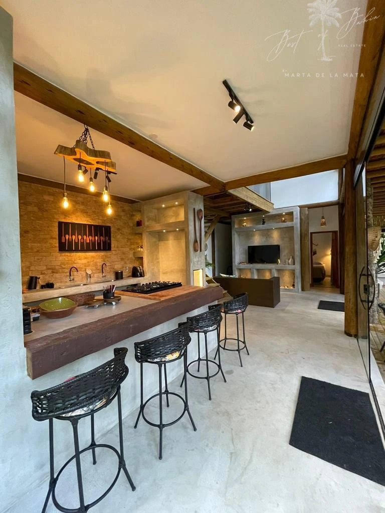 Imagens do imóveis ALUGA-SE VILLA BOA PAZ – 2 SUÍTES E 1  QUARTO, PISCINA E ÁREA GOURMET EM ARRAIAL D’AJUDA