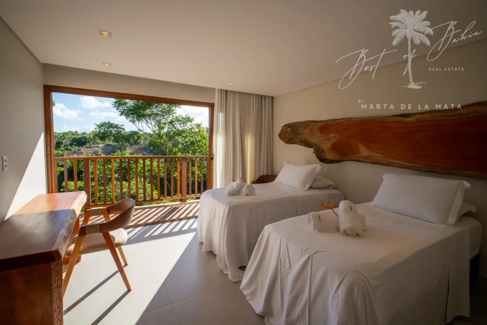Imagens do imóveis Descubra a Casa Reserva dos Sonhos no Alto do Mucugê. Mansão exclusiva com 9 suítes, espetacular vista para o mar e mata, piscina infinita e spa.