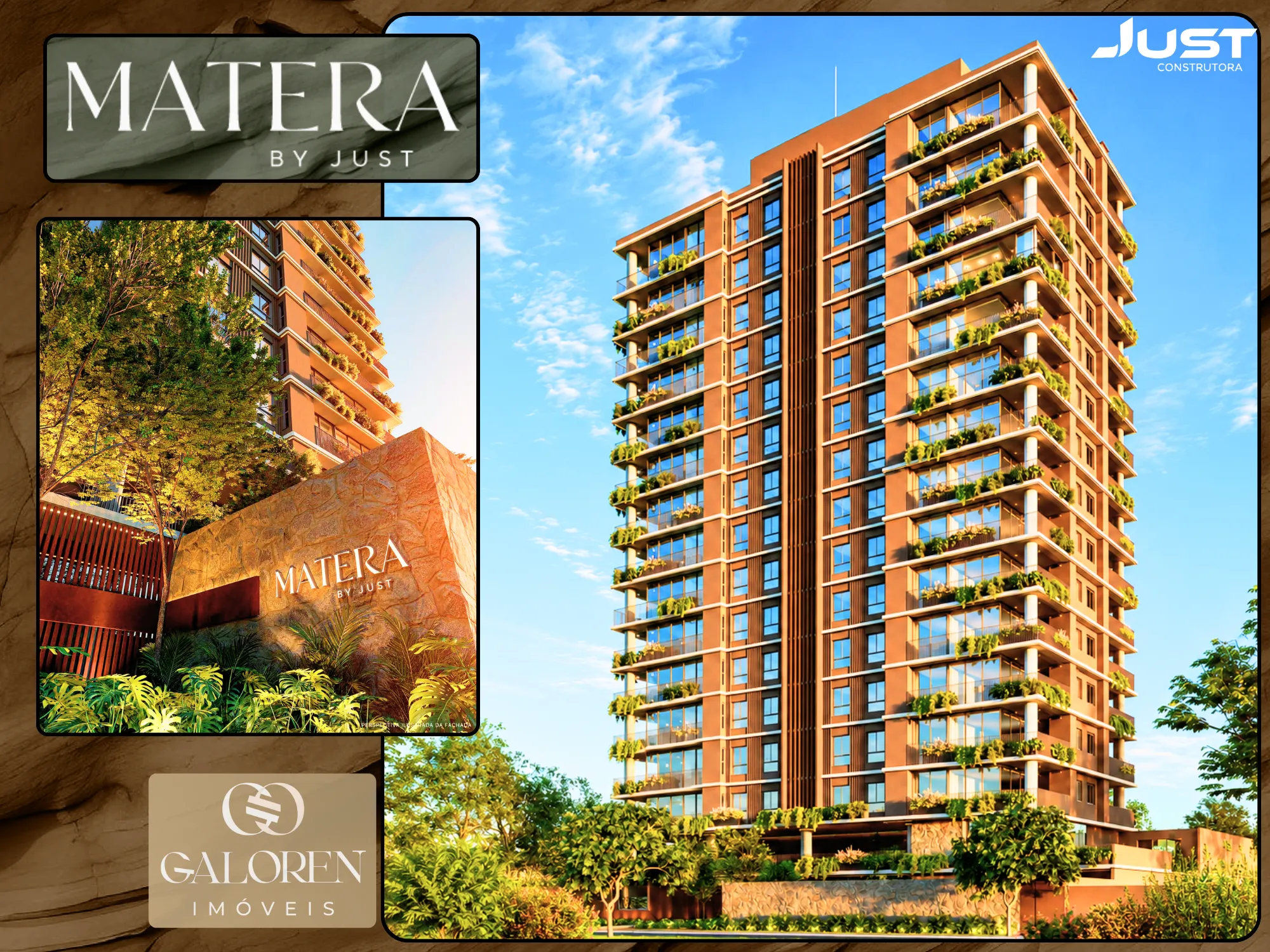MATERA by Just | 107 m2 | 3 Dorm. sendo 01 suite | 2 Vagas | Zona 03 | Entrega Maio 2028