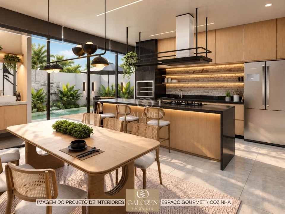 Imagens do imóveis CASA NOVA ALTO PADRÃO | 185 m2 | 3 Suites | Piscina | Jd Guaporé Maringá - PR