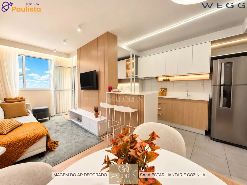 Imagens do imóveis Apartamento 2Q | 52 m2 | MCMV |  Entrada em 48x | Pronto em Junho/2028 | Jd Paulista - Maringá - PR