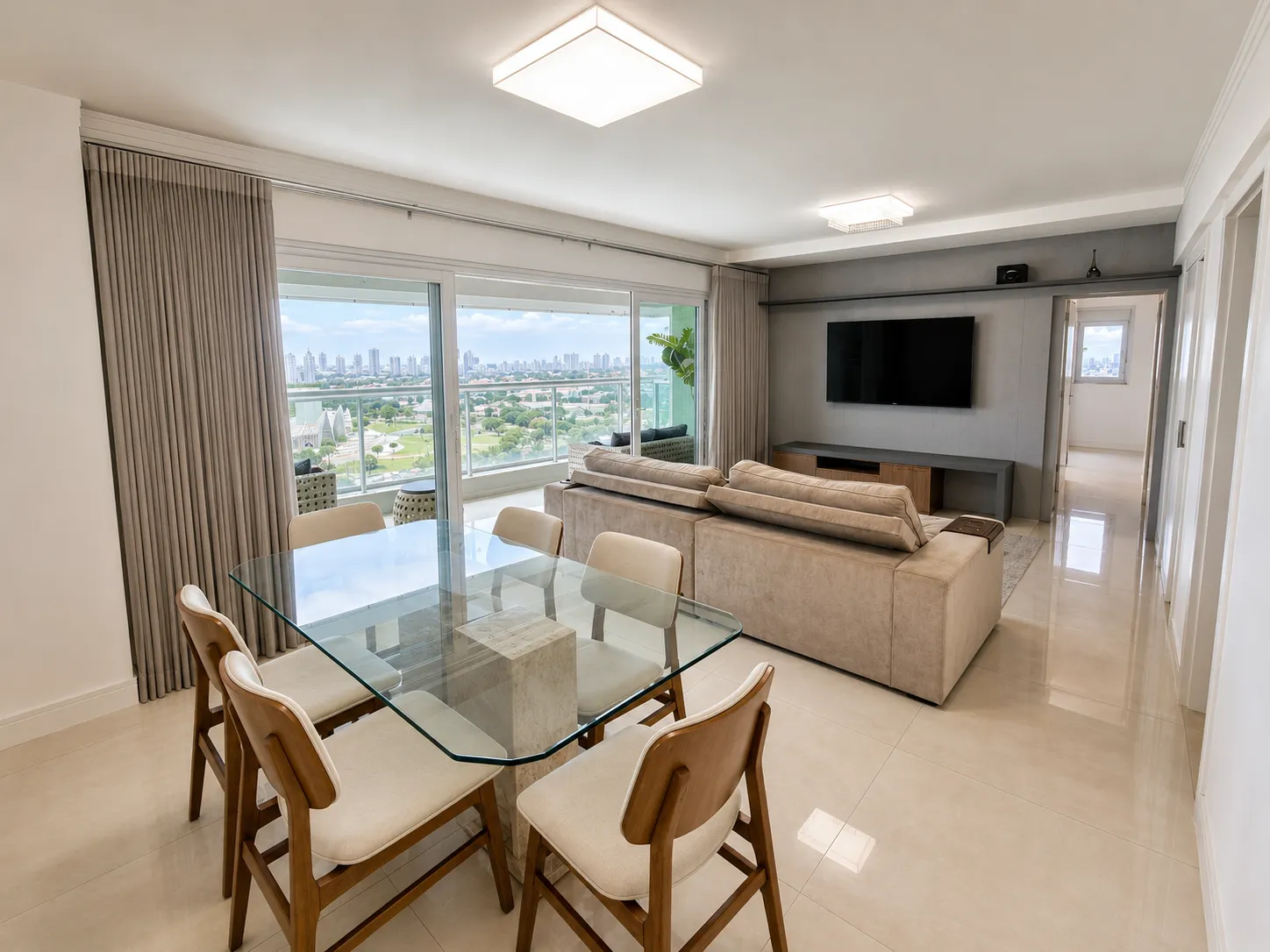 Apartamento 124 m² Privativos | 3 Suítes | Sacada Gourmet | 2 Vagas | Zona 01