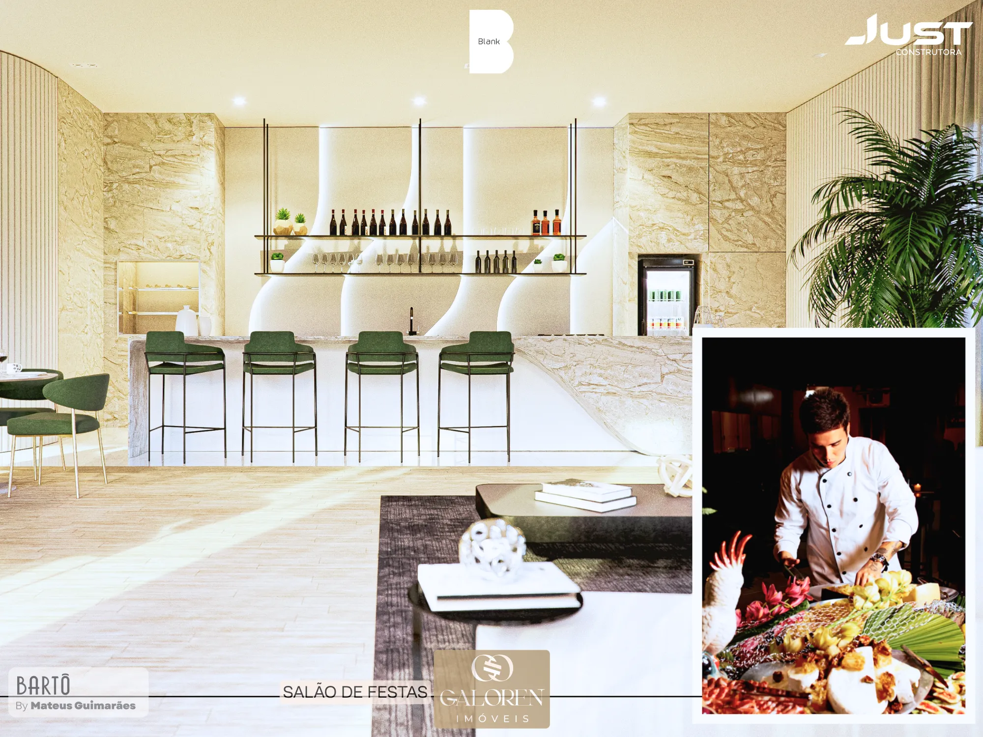 Ap 3Q C/ 1 SUITE | 89 m2 | Zona 03 | BLANK RESIDENCE | ENTREGUE NOV/2026