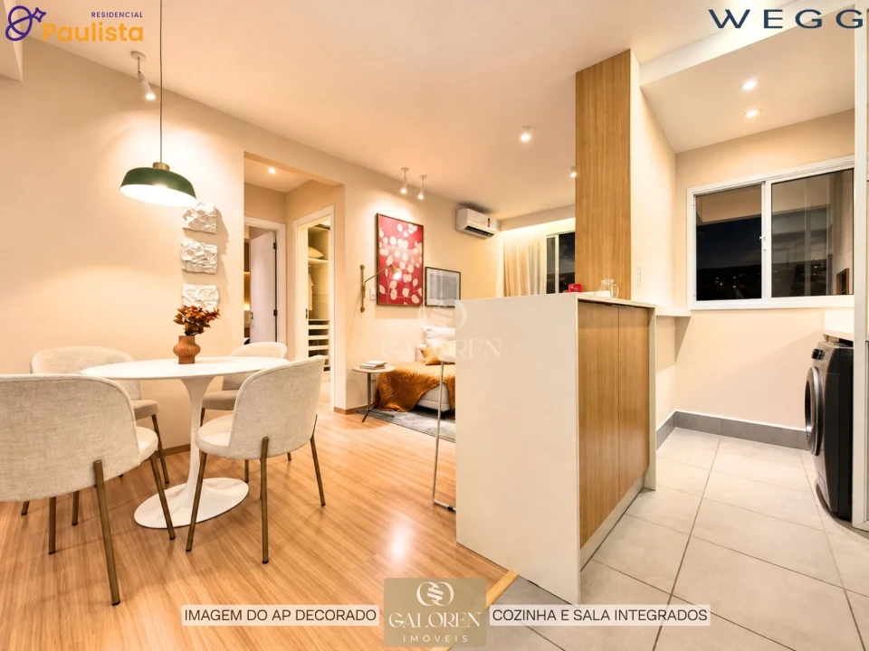 Imagens do imóveis Apartamento 2Q | 52 m2 | MCMV |  Entrada em 48x | Pronto em Junho/2028 | Jd Paulista - Maringá - PR