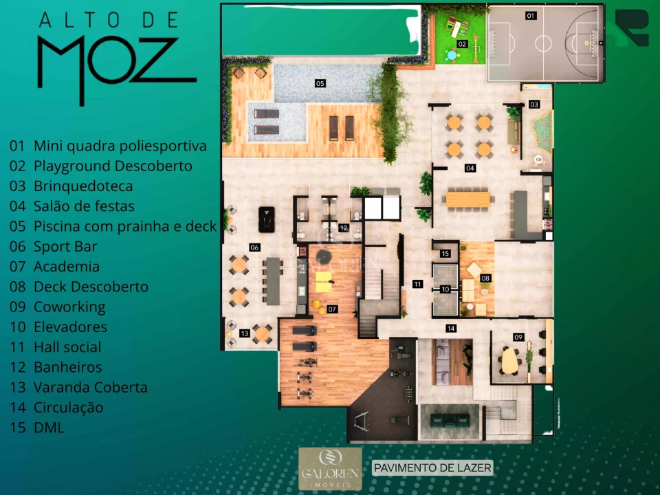 RES. ALTO DE MOZ | 3Q com 1 suite | 89 m2 | 2 vagas | Lazer completo | Zona 07 | PRONTO PARA MORAR EM 11/2026