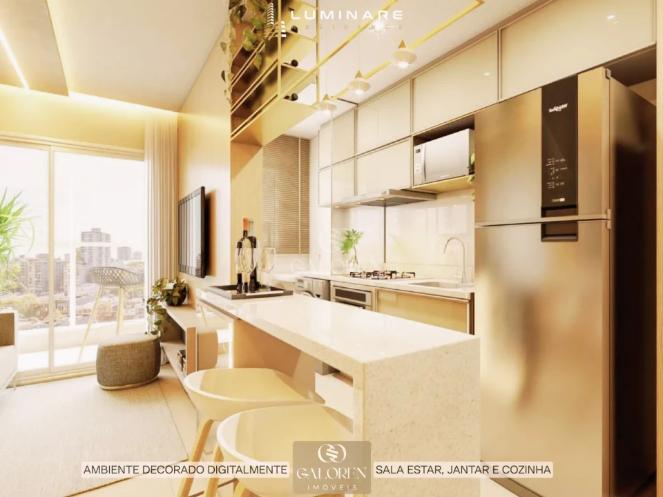 Imagens do imóveis 1.	Luminare Residence — 3Q com suíte em 68m², pronto, lazer completo a 80m da Cerro Azul