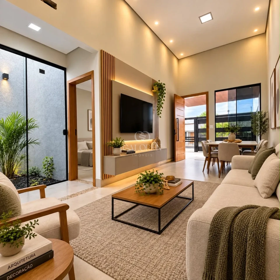 Imagens do imóveis Casa Nova à Venda no Jardim Novo Oásis – Maringá