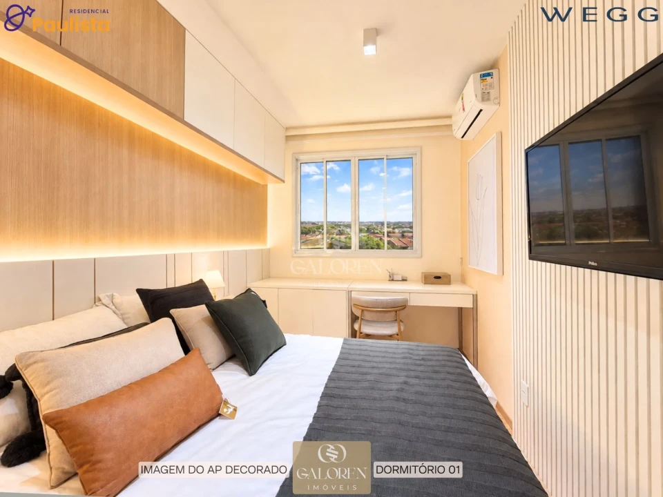 Imagens do imóveis Apartamento 2Q | 52 m2 | MCMV |  Entrada em 48x | Pronto em Junho/2028 | Jd Paulista - Maringá - PR