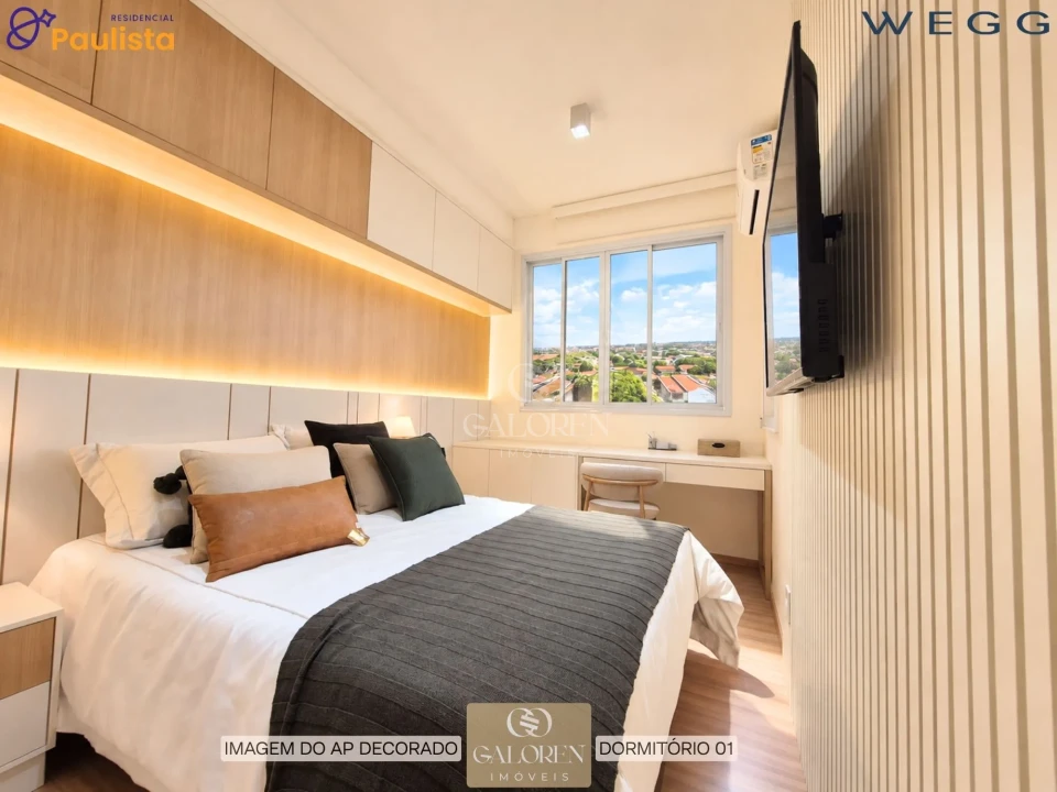 Imagens do imóveis Apartamento 2Q | 52 m2 | MCMV |  Entrada em 48x | Pronto em Junho/2028 | Jd Paulista - Maringá - PR