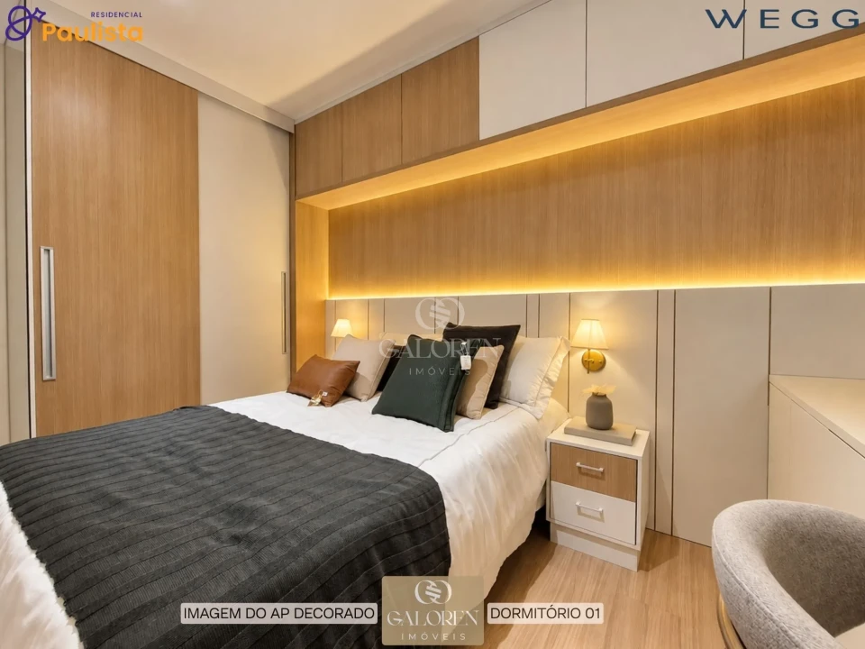 Imagens do imóveis Apartamento 2Q | 52 m2 | MCMV |  Entrada em 48x | Pronto em Junho/2028 | Jd Paulista - Maringá - PR