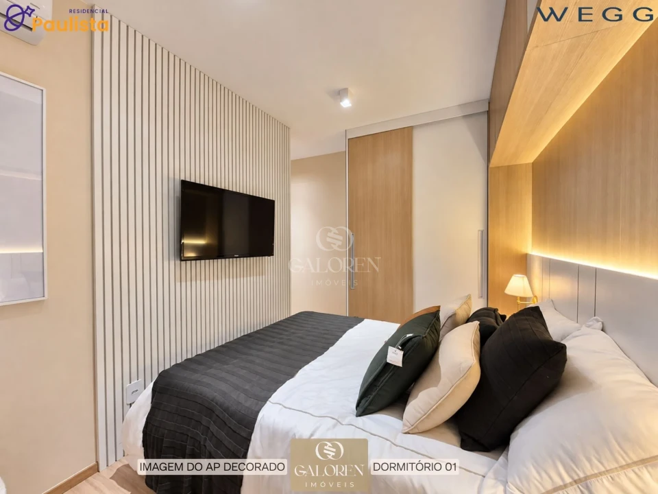 Imagens do imóveis Apartamento 2Q | 52 m2 | MCMV |  Entrada em 48x | Pronto em Junho/2028 | Jd Paulista - Maringá - PR