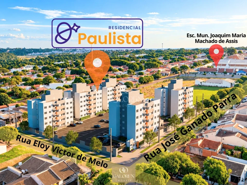 Imagens do imóveis Apartamento 2Q | 52 m2 | MCMV |  Entrada em 48x | Pronto em Junho/2028 | Jd Paulista - Maringá - PR