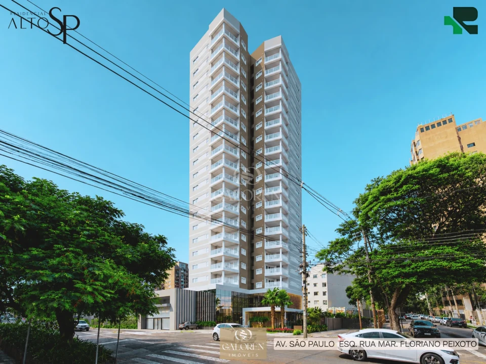 Apartamento ALTO SP | 119 m2 | 3Q sendo 1 Suite | Av. SP esq. rua Mar. Floriano Peixoto | 2 vagas | Zona 07 | Maringá | Entrega 04/2028à venda no