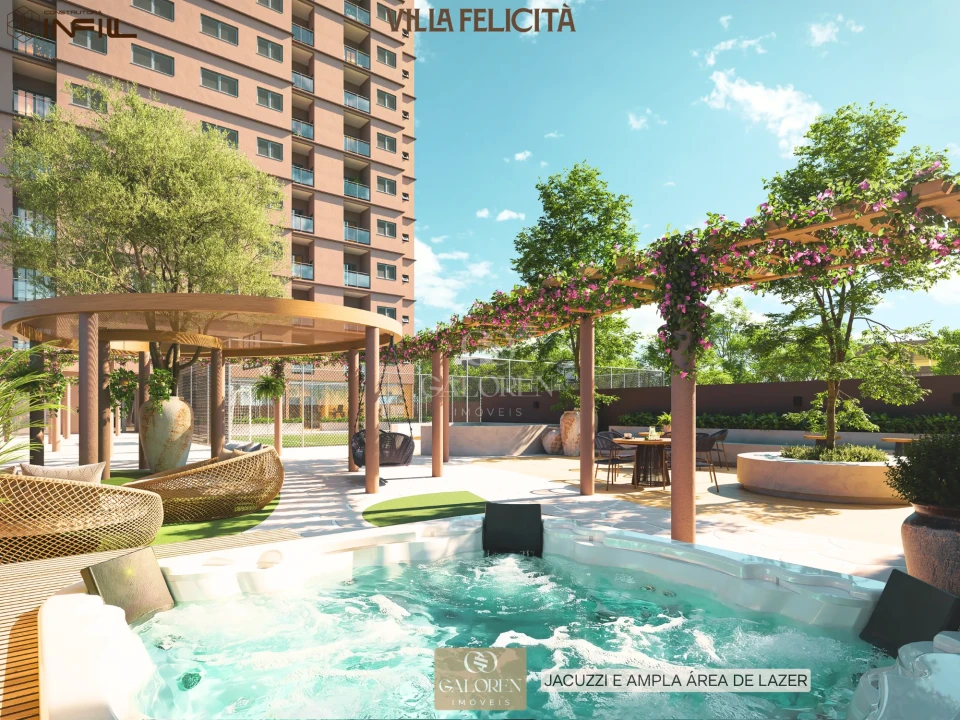 VILLA FELICITÀ | Apartamentos 2Q, 3Q com 1 suite e Studios 1Q com suite na Zona 03 | AIRBNB | Lançamento
