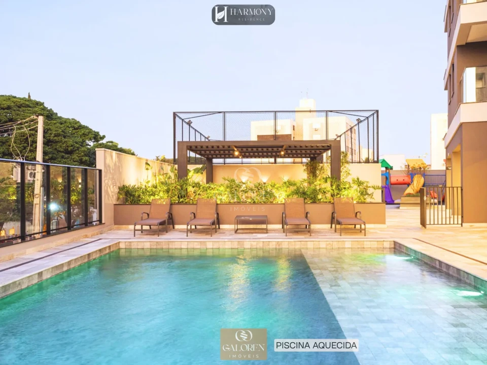 Imagens do imóveis Harmony Residence | 3Q sendo 1 Suite | 1 vaga | 80 m2 priv. | 171 m2 | Av Cerro Azul - Maringá PR