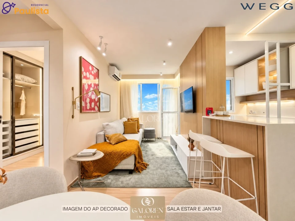 Imagens do imóveis Apartamento 2Q | 52 m2 | MCMV |  Entrada em 48x | Pronto em Junho/2028 | Jd Paulista - Maringá - PR