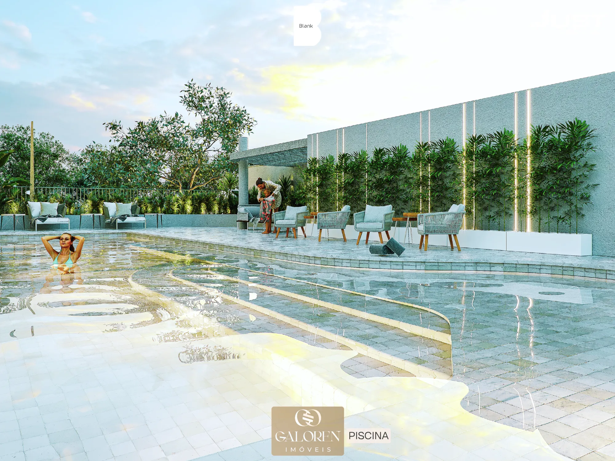 Ap 3Q C/ 1 SUITE | 89 m2 | Zona 03 | BLANK RESIDENCE | ENTREGUE NOV/2026