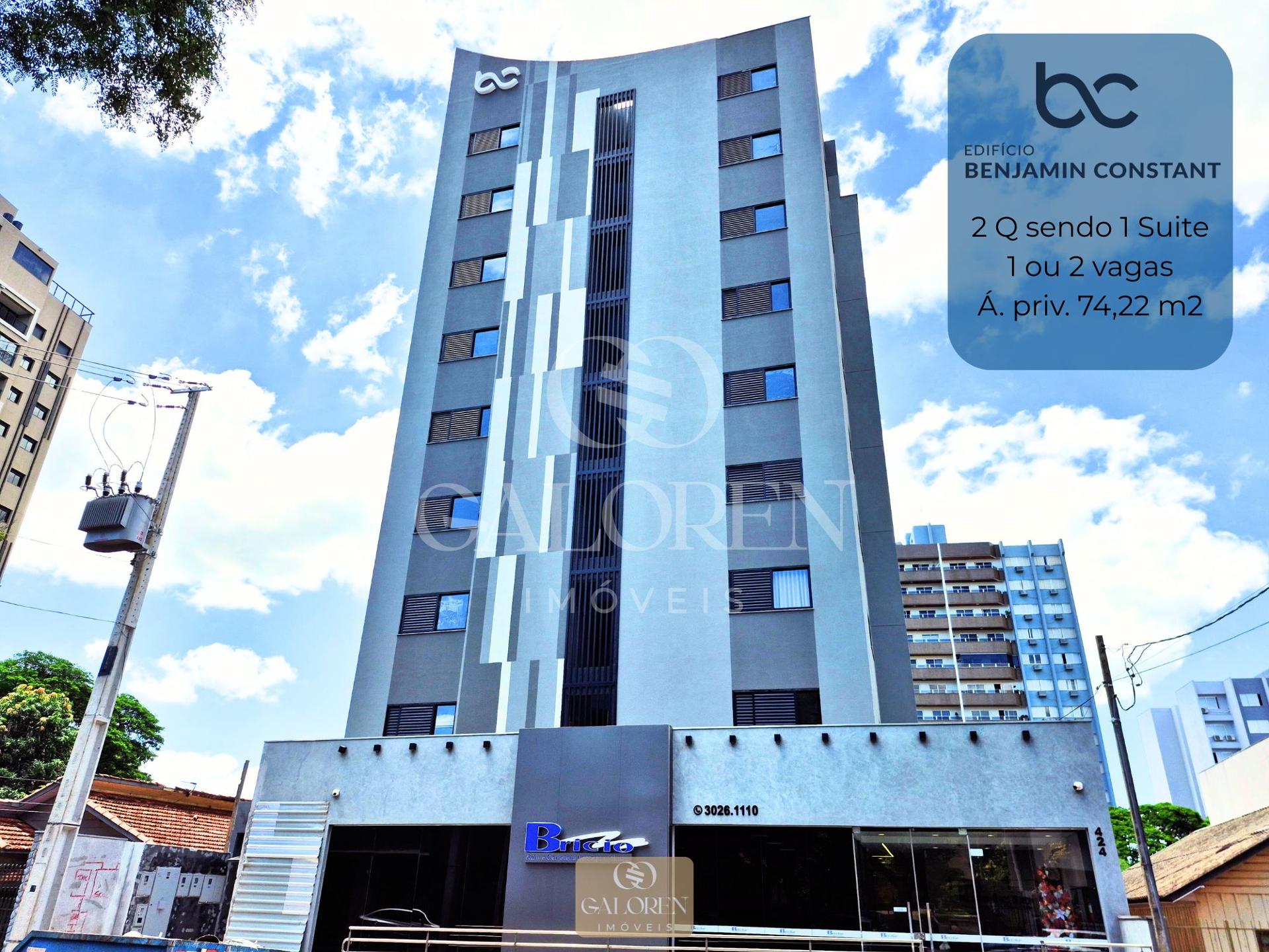 Apartamento 75 m² com 1 vaga  Zona 7, Maringá | Benjamin Constant