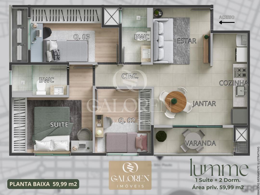 Lumme Residence  Condições Pré-lançamento / 3Q sendo 1 Suite /
