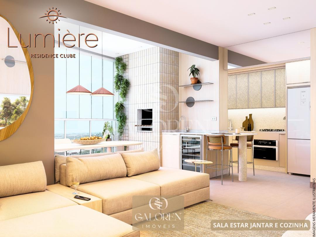 Lumiere Residence Club | 3Q sendo 1 suite | 78,50 m2 privativo Zona 03