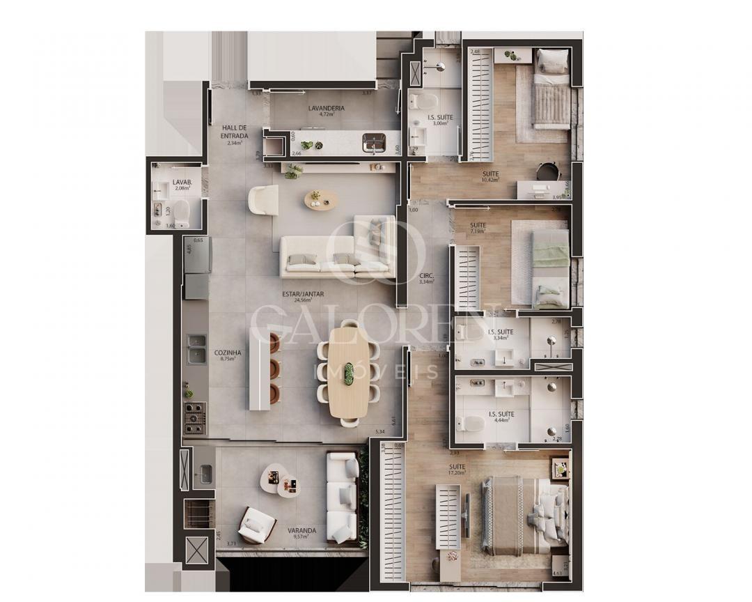 Alto Padrão na Santos Dumont: Apartamentos de 3 Suítes na Zona 1  Maringá