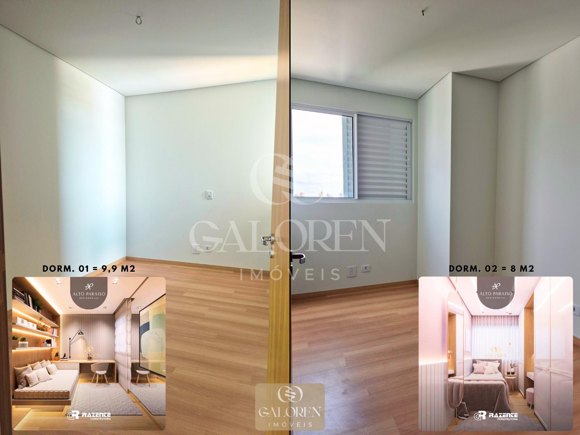 Ap. 3 Q. sendo 1 Suíte e 2 Vagas na Zona 7 | Alto Paraíso Residencial  Maringá