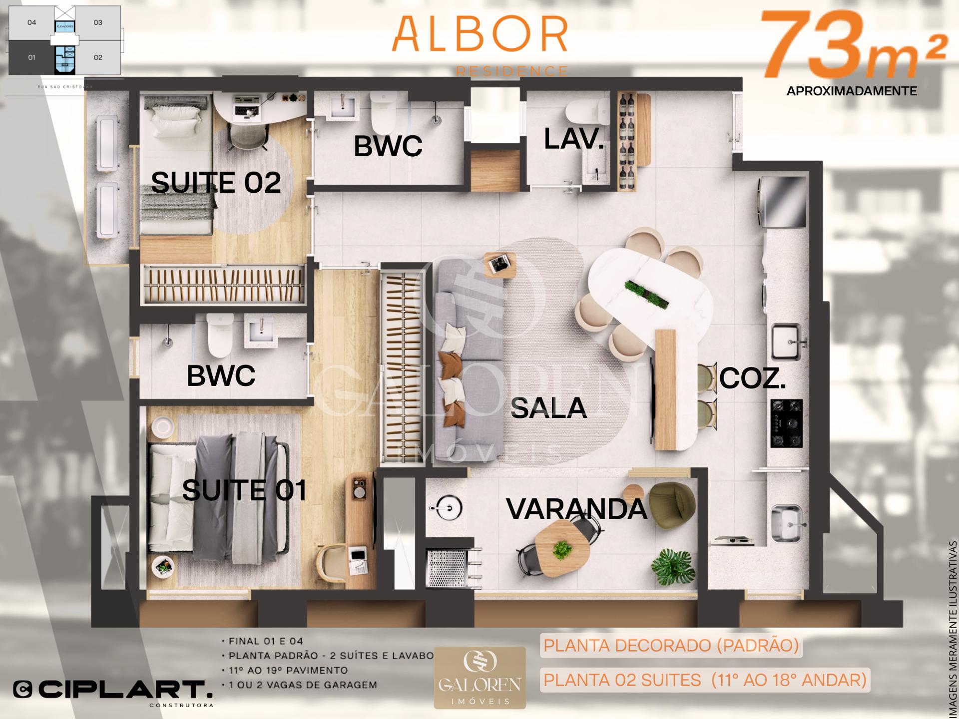 Pré-Lançamento Albor Residence | 5% de Entrada na Zona 08