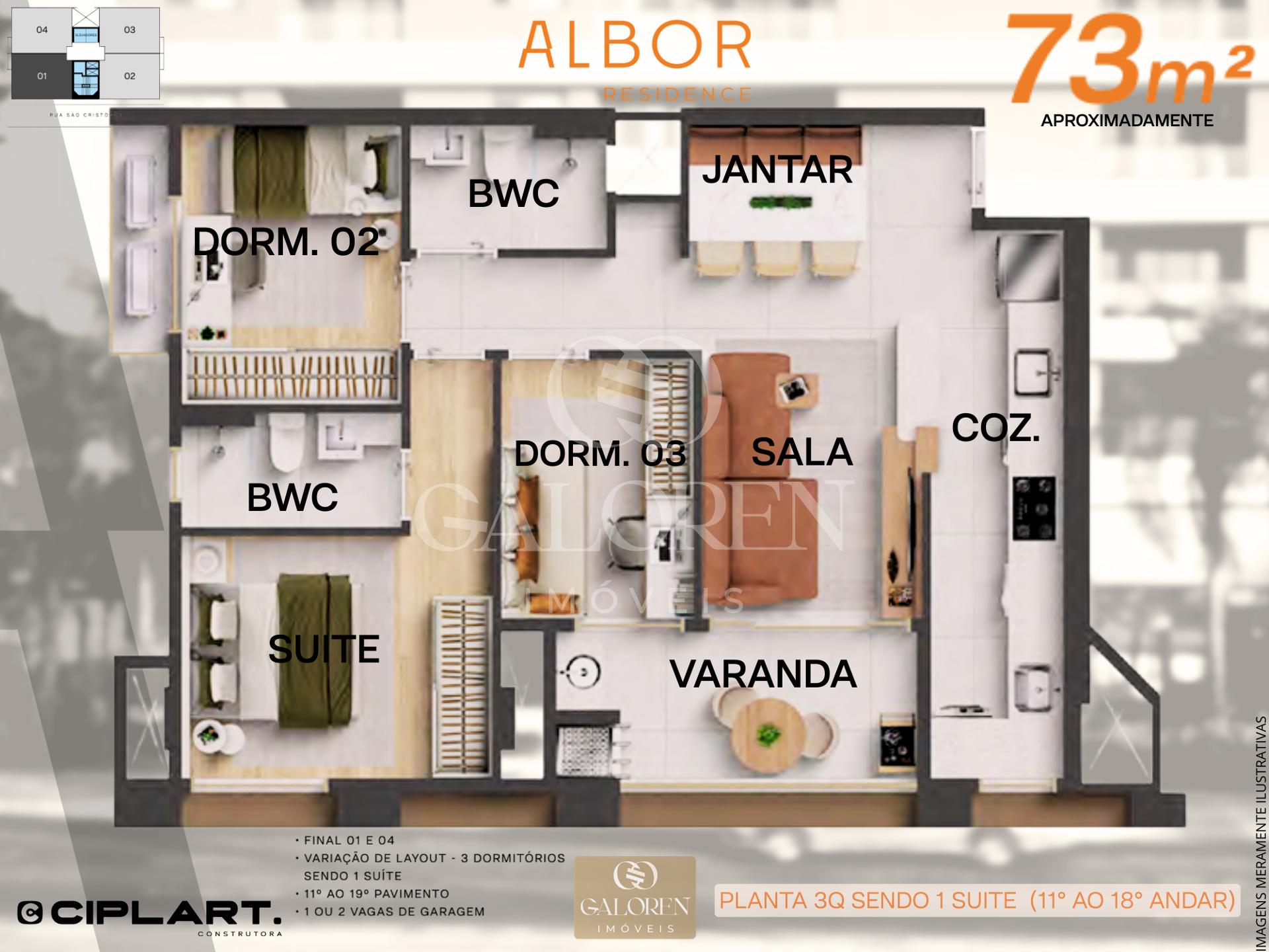 Pré-Lançamento Albor Residence | 5% de Entrada na Zona 08