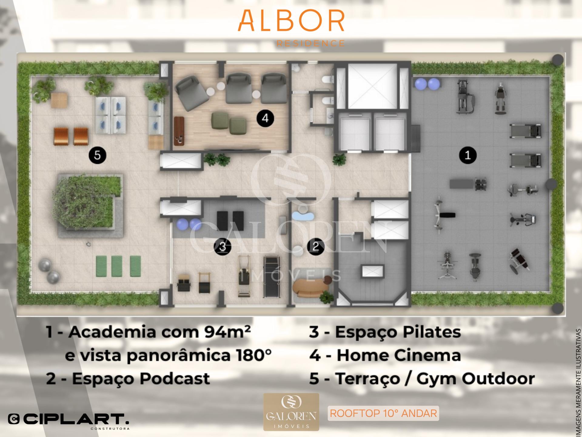Albor Residence Zona 08 | Torre Única e Lazer no Rooftop