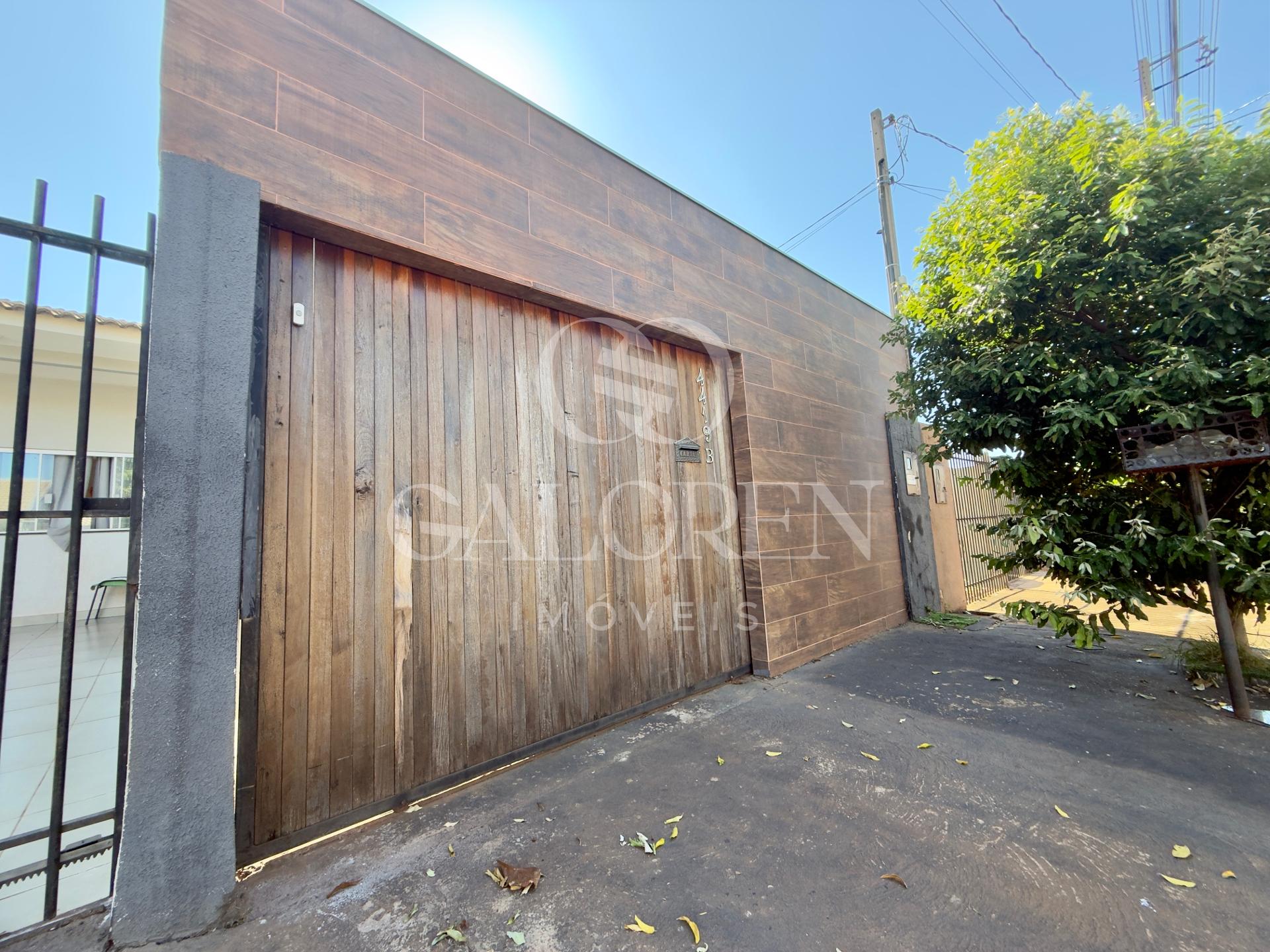 Casa 2 quartos 65m Jardim Itália, Sarandi PR - Área Gourmet com churrasqueira e jardim privativo