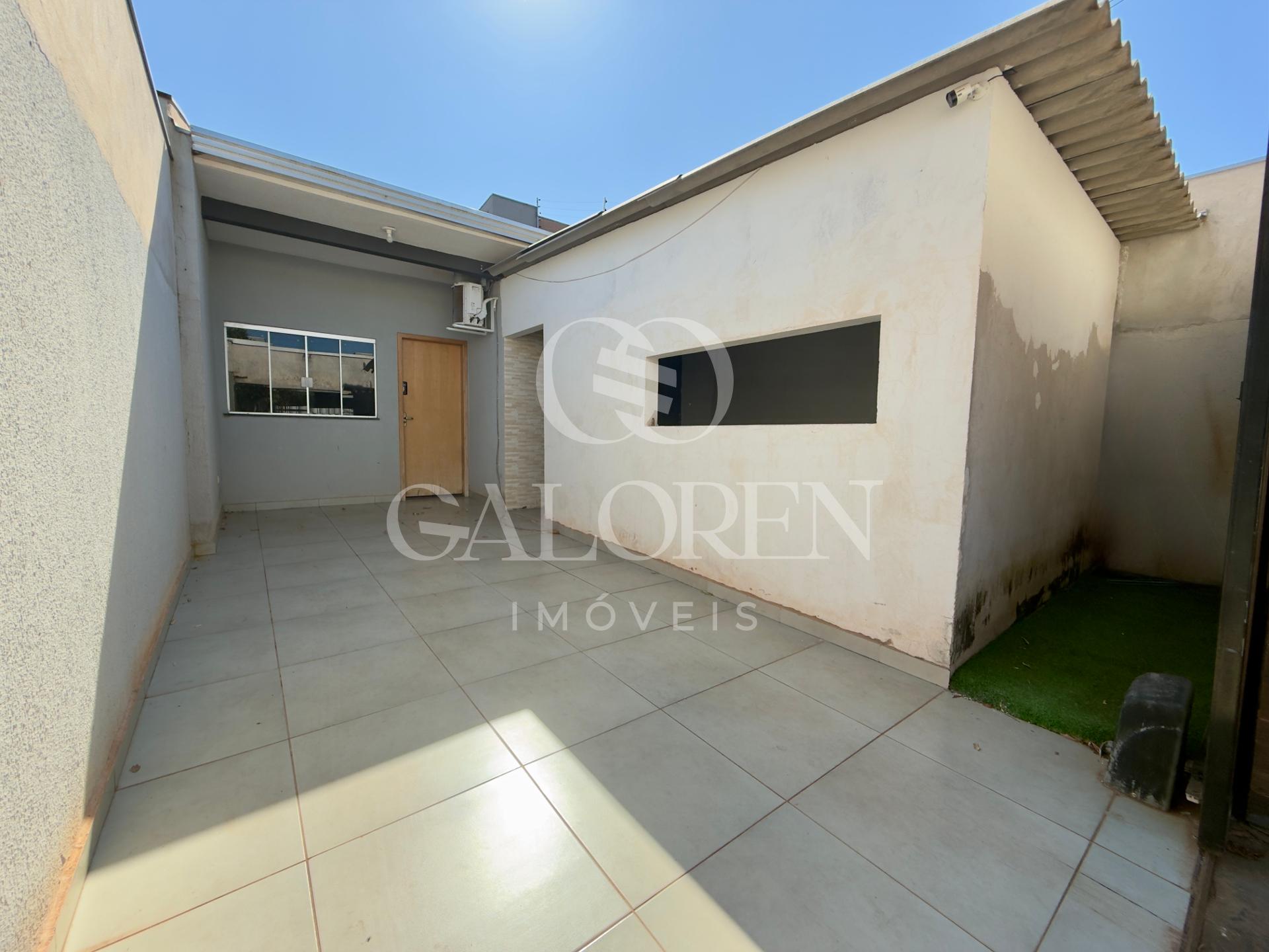 Casa 2 quartos 65m Jardim Itália, Sarandi PR - Área Gourmet com churrasqueira e jardim privativo