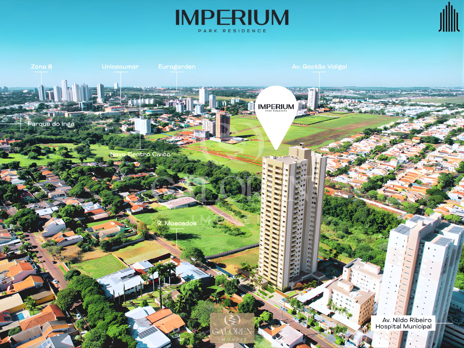 Imperium Residence Monolux  3 Q c/ 1 Suite | 2700 m2 de lazer | Maringá