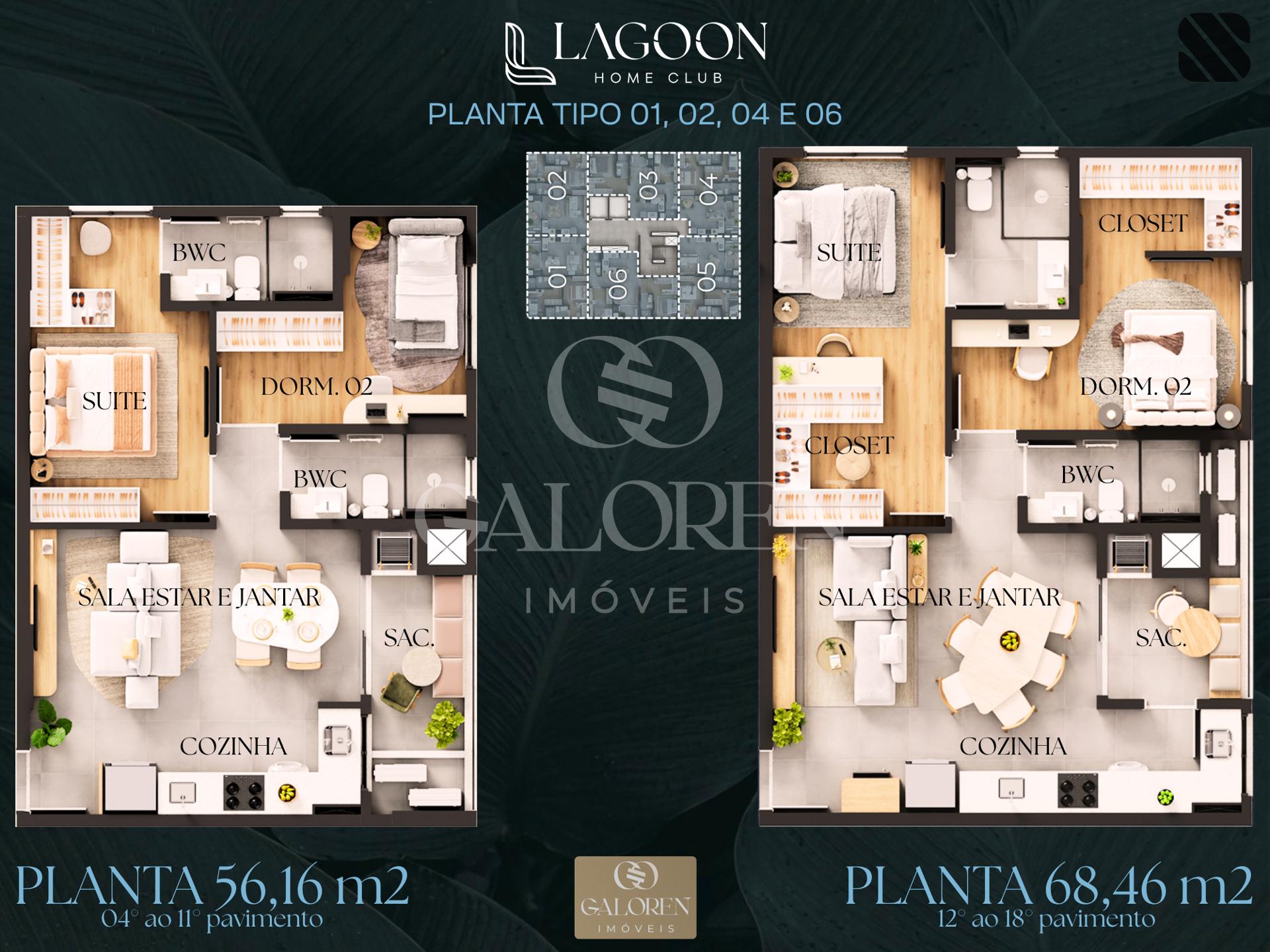 Lagoon Home Club: more na Av. Laguna | Lazer de Resort na Zona 03